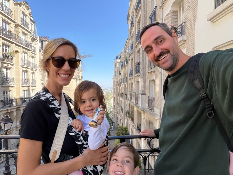 Family in Paris